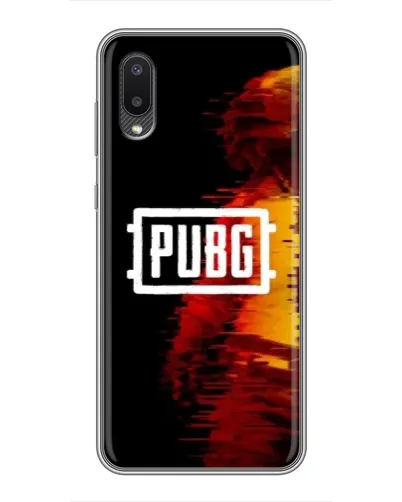 Чехол для Samsung Galaxy M02 (M022) с картинкой «Яркий логотип PUBG» Чехол для Samsung Galaxy M02 (M022) с картинкой «Яркий логотип PUBG»