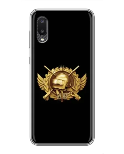 Чехол для Samsung Galaxy M02 (M022) с картинкой «PUBG — оранжевый градиент» Чехол для Samsung Galaxy M02 (M022) с картинкой «PUBG — оранжевый градиент»