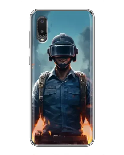 Чехол для Samsung Galaxy M02 (M022) с картинкой «PUBG — реалистичный герой» Чехол для Samsung Galaxy M02 (M022) с картинкой «PUBG — реалистичный герой»