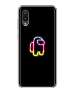 Чехол для Samsung Galaxy M02 (M022) с картинкой «Among Us градиент»