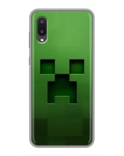 Чехол для Samsung Galaxy M02 (M022) с картинкой «Крипер микро-дизайн»