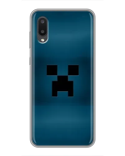 Чехол для Samsung Galaxy M02 (M022) с картинкой «Крипер текстура»