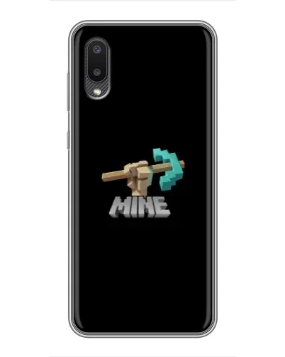 Чехол для Samsung Galaxy M02 (M022) с картинкой «Алмазная кирка»