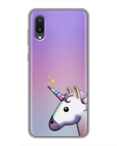 Чехол для Samsung Galaxy M02 (M022) с картинкой «Единорог градиент»