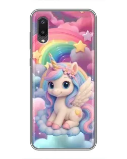 Чехол для Samsung Galaxy M02 (M022) с картинкой «Маленький единорог»