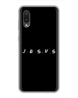 Чехол для Samsung Galaxy M02 (M022) с картинкой «Точки веры J.E.S.U.S.»