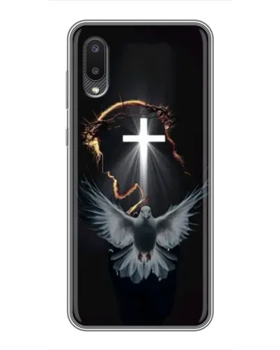 Чехол для Samsung Galaxy M02 (M022) с картинкой «Голубь и Свет»
