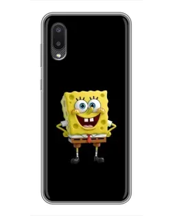 Чехол для Samsung Galaxy M02 (M022) с картинкой «Классический Губка Боб»