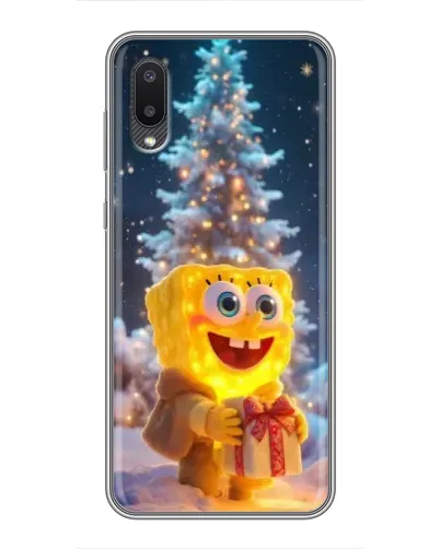 Чехол для Samsung Galaxy M02 (M022) с картинкой «Рождественский Спанч Боб» Чехол для Samsung Galaxy M02 (M022) с картинкой «Рождественский Спанч Боб»