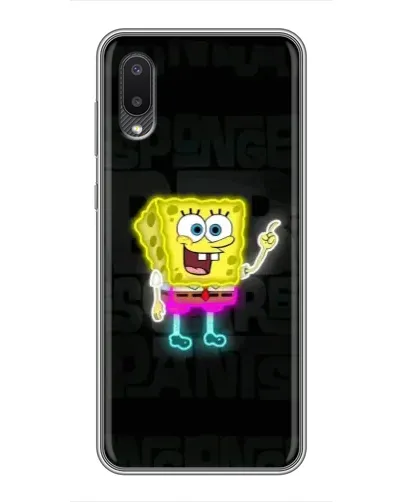 Чехол для Samsung Galaxy M02 (M022) с картинкой «Неоновый Губка Боб» Чехол для Samsung Galaxy M02 (M022) с картинкой «Неоновый Губка Боб»