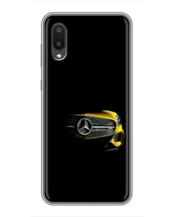 Чехол для Samsung Galaxy M02 (M022) с картинкой «Mercedes — ретро стиль»