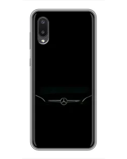 Чехол для Samsung Galaxy M02 (M022) с картинкой «Mercedes Stealth Look»