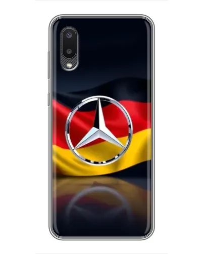 Чехол для Samsung Galaxy M02 (M022) с картинкой «Mercedes — флаг Германии» Чехол для Samsung Galaxy M02 (M022) с картинкой «Mercedes — флаг Германии»