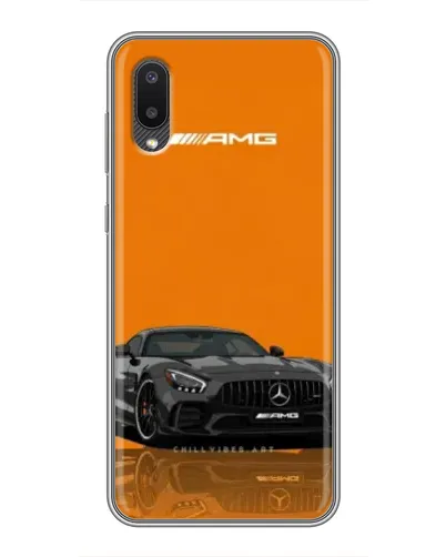 Чехол для Samsung Galaxy M02 (M022) с картинкой «Оранжевый Mercedes AMG» Чехол для Samsung Galaxy M02 (M022) с картинкой «Оранжевый Mercedes AMG»