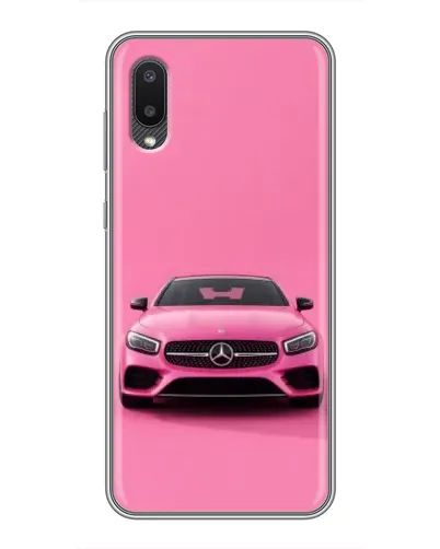 Чехол для Samsung Galaxy M02 (M022) с картинкой «Розовый Mercedes AMG» Чехол для Samsung Galaxy M02 (M022) с картинкой «Розовый Mercedes AMG»