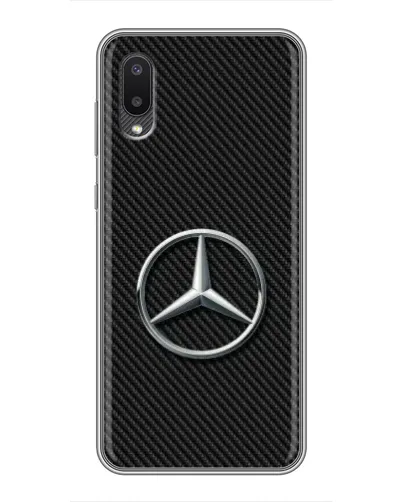 Чехол для Samsung Galaxy M02 (M022) с картинкой «Карбоновый Mercedes стиль» Чехол для Samsung Galaxy M02 (M022) с картинкой «Карбоновый Mercedes стиль»