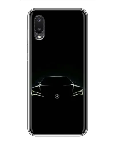 Чехол для Samsung Galaxy M02 (M022) с картинкой «Mercedes — силуэт авто» Чехол для Samsung Galaxy M02 (M022) с картинкой «Mercedes — силуэт авто»
