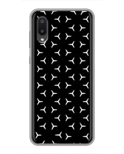 Чехол для Samsung Galaxy M02 (M022) с картинкой «Mercedes паттерн звезд» Чехол для Samsung Galaxy M02 (M022) с картинкой «Mercedes паттерн звезд»