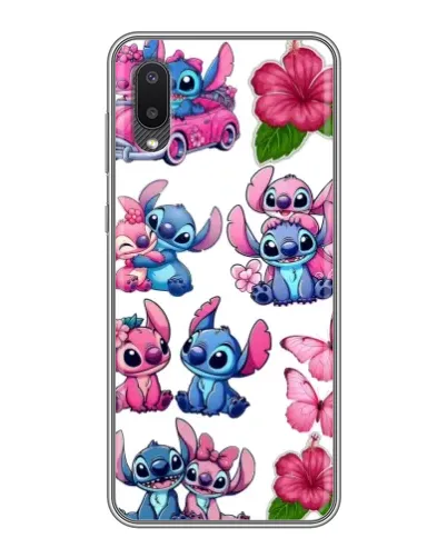 Чехол для Samsung Galaxy M02 (M022) с картинкой «Стикеры Stitch и Angel» Чехол для Samsung Galaxy M02 (M022) с картинкой «Стикеры Stitch и Angel»