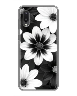 Чехол для Samsung Galaxy M02 (M022) с картинкой «Монохромные астры» Чехол для Samsung Galaxy M02 (M022) с картинкой «Монохромные астры»