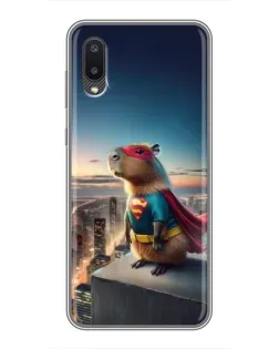 Чехол для Samsung Galaxy M02 (M022) с картинкой «Капи-мен супергерой» Чехол для Samsung Galaxy M02 (M022) с картинкой «Капи-мен супергерой»