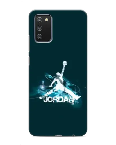 Чехол для Samsung Galaxy M02s с картинкой «Jordan Blue Fire» Чехол для Samsung Galaxy M02s с картинкой «Jordan Blue Fire»