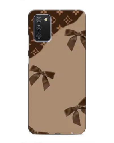 Чехол для Samsung Galaxy M02s с картинкой «LV — кофейный атлас»