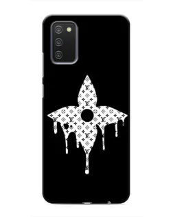 Чехол для Samsung Galaxy M02s с картинкой «Цветочная монограмма»