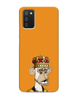 Чехол для Samsung Galaxy M02s с картинкой «Золотая обезьяна Bored Ape»
