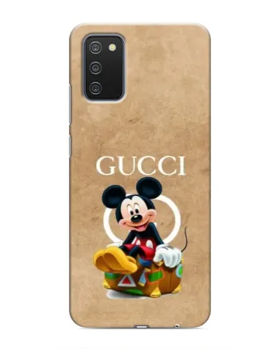 Чехол для Samsung Galaxy M02s с картинкой «Микки Маус Gucci — крафт» Чехол для Samsung Galaxy M02s с картинкой «Микки Маус Gucci — крафт»