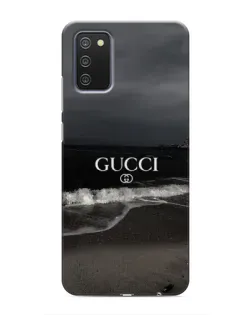 Чехол для Samsung Galaxy M02s с картинкой «Gucci — морской прибой»