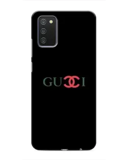 Чехол для Samsung Galaxy M02s с картинкой «Gucci — красный градиент»