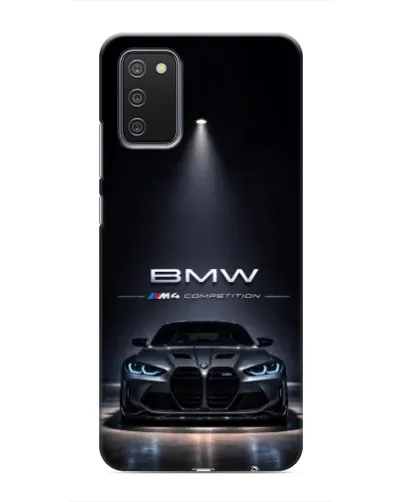 Чехол для Samsung Galaxy M02s с картинкой «BMW сквозь ночной город» Чехол для Samsung Galaxy M02s с картинкой «BMW сквозь ночной город»