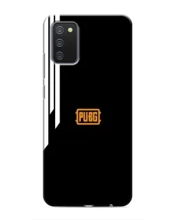 Чехол для Samsung Galaxy M02s с картинкой «PUBG — вертикальные линии»