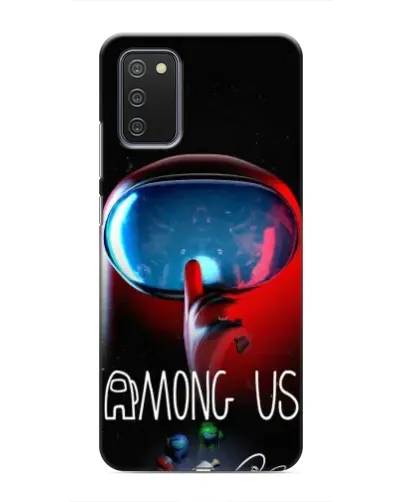 Чехол для Samsung Galaxy M02s с картинкой «Красный импостер — макро» Чехол для Samsung Galaxy M02s с картинкой «Красный импостер — макро»