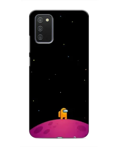 Чехол для Samsung Galaxy M02s с картинкой «Одинокий герой на планете» Чехол для Samsung Galaxy M02s с картинкой «Одинокий герой на планете»