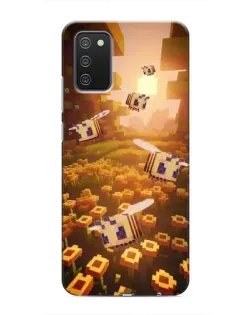 Чехол для Samsung Galaxy M02s с картинкой «Поле подсолнухов»