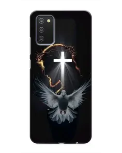 Чехол для Samsung Galaxy M02s с картинкой «Голубь и Свет»