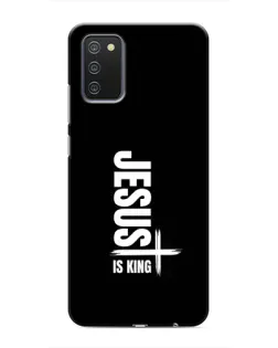 Чехол для Samsung Galaxy M02s с картинкой «Вертикаль веры Jesus»
