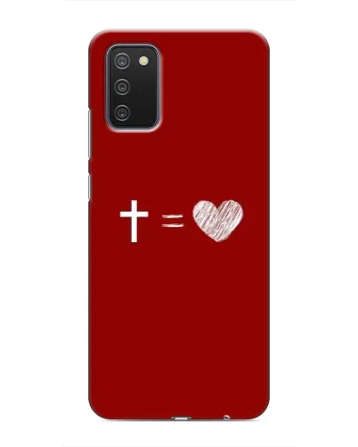 Чехол для Samsung Galaxy M02s с картинкой «Уравнение любви» Чехол для Samsung Galaxy M02s с картинкой «Уравнение любви»