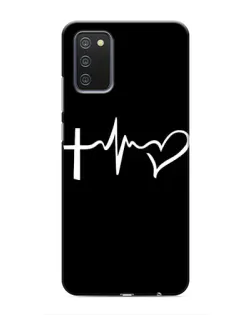 Чехол для Samsung Galaxy M02s с картинкой «Пульс веры»