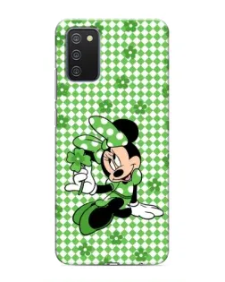 Чехол для Samsung Galaxy M02s с картинкой «Mickey в клетку»