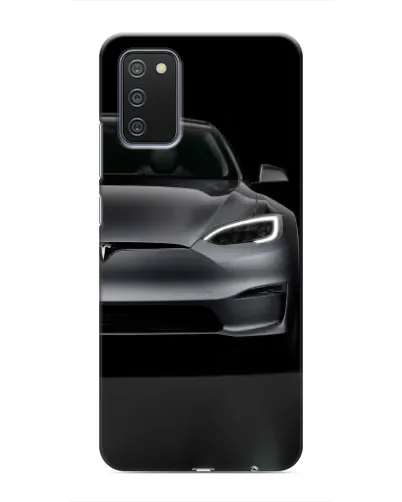 Чехол для Samsung Galaxy M02s с картинкой «Tesla Model S Look»