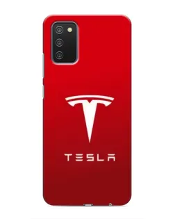 Чехол для Samsung Galaxy M02s с картинкой «Tesla Red Classic»