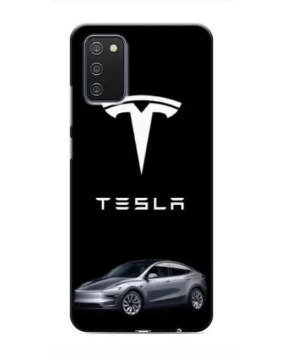 Чехол для Samsung Galaxy M02s с картинкой «Tesla Model Y»