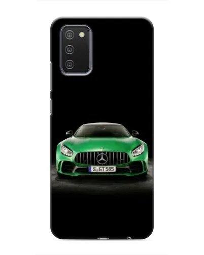 Чехол для Samsung Galaxy M02s с картинкой «Mercedes — неоновый лого» Чехол для Samsung Galaxy M02s с картинкой «Mercedes — неоновый лого»
