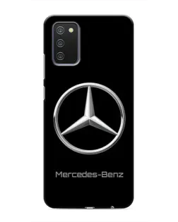 Чехол для Samsung Galaxy M02s с картинкой «Mercedes Silver Logo»