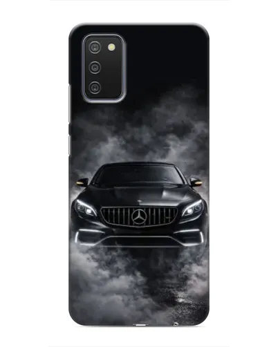 Чехол для Samsung Galaxy M02s с картинкой «Mercedes в дыму» Чехол для Samsung Galaxy M02s с картинкой «Mercedes в дыму»