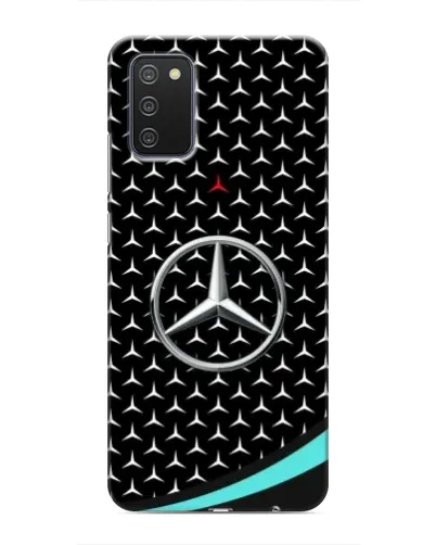 Чехол для Samsung Galaxy M02s с картинкой «Mercedes — бирюзовый акцент» Чехол для Samsung Galaxy M02s с картинкой «Mercedes — бирюзовый акцент»