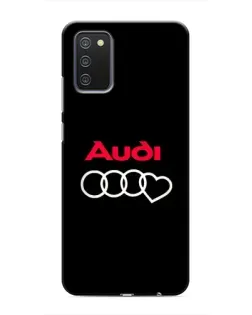 Чехол для Samsung Galaxy M02s с картинкой «Логотип Audi Heart»
